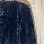 Vintage Faux Seal Fur Swing Capelike Coat 1940s or 1950s Black Size undefined Photo 7