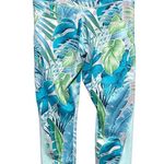 Nike One Dri Fit Leggings Crop Tight Fit Mid Rise Floral Pink Tropical Womens M Photo 2