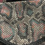 Aimee Kestenberg  Womens Bright Snake Print Leather Shoulder Bag Photo 1