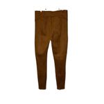 Spanx Women's Leggings Velour Faux Suede Ankle Pull On Stretch Brown Sz. Medium Photo 5