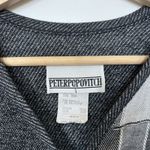 Peter Popovitch Vintage  1980’s Cardigan Sweater Gray Size Medium USA Photo 2