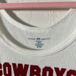 Cowboys 33 waffle knit tank White Photo 1