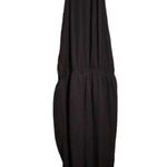 Vintage Contempo Casuals Black‎ Backless Halter Jumpsuit Black Size L Photo 0