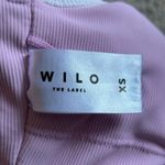 Wilo the label activewear athletic pink Barbie white sports bralette bra size xs Purple Photo 1