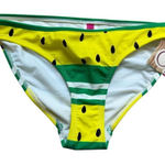 OP NWT Womens Yellow Watermelon Print Bikini Swim Bottoms - Sz S 3/5 Photo 0