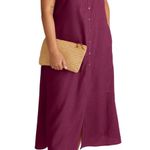 Universal Standard Islet Linen Blend Maxi Dress Size Large Photo 7