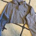 Ralph Lauren cropped sweatshirt Gray Size XL Photo 0