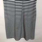 Csilla Somogyi Cowl Neck Striped Dress Size M Blue Size M Photo 3