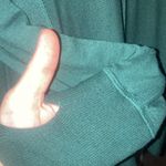 Athleta Dark Green Open Cardian Sweater - Size S Photo 6