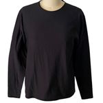 Polartec Black Long Sleeve Insulated Winter Performance Base Layer ~ Size LARGE Photo 1