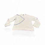 Jigsaw x Marcus James Creamy White Pullover Sweater with Blue Detail L Size L Photo 4