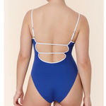 ANDIE  x Mindy The Bells One Piece Swimsuit Maz Blue size S NWT Photo 1