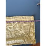 YFB yellow pants women size L butter yellow linen blend pull on wide leg cropped Size L Photo 7