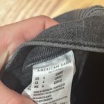 American Eagle Black High Waist Baggy Straight Leg Photo 2