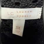 LC Lauren Conrad π€ Lauren Conrad 3X Black Crochet Cardigan Photo 1