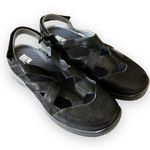 Drew  Smiles Orthopedic Fisherman Sandals Size 9WW Extra Wide Black Leather Comfy Photo 0