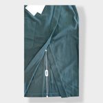 By YOOX Green Wrap Midi Skirt Italy NWT Size 38 US 2 Photo 4