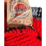 Vintage 70s Rainbow Striped Tunic Sweater Side Slits Short Sleeve Belted Size S? Photo 9