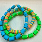 Handmade NEW Clay Bead Heishi Bracelet Stack Preppy
Summer Vacation Aesthetic Boho Chic Photo 2