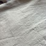 Flax  Womens 100% Linen Tan Pull On Cropped‎ Tapered Pants Photo 13