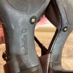 Michelle D Brown Leather Heels Shoes Ankle Strap Women’s Size 6 Business Photo 8