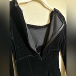Vintage Thierry Mugler Velvet Bustier Top Sz Small in Black Corset Boning Photo 7