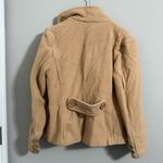 American Eagle Outfitters Tan Pea Coat with Structured Shoulders Photo 4