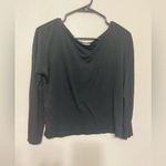 Madewell Women’s Supercrop Long-Sleeve Tee Black Size Small Photo 1