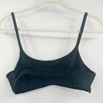 Everlane  ReNew Womens The Scoop Neck Bikini Swim Size S‎ Black Photo 8