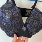 Torrid Perfect T-Shirt Push-Up Bra in Moody Butterfly Lace Rich Black- Size 40DD Photo 5