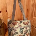 Vintage Butterfly Tapestry Tote Bag with coin Pouch Gray Photo 4