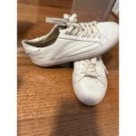 Madewell  Womens Leather Sneakers L3243 Off‎ White Lace Up Casual Shoes W8 Photo 3
