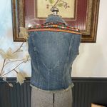 Denim & Supply Ralph Lauren Vintage Rare Jean Vest Southwestern - Sz S π§‘π Photo 6