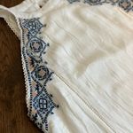 Q&A Embroidered White Dress Photo 3
