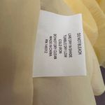 Billy J Halo Maxi Dress Lemon Yellow Polyester Ruffle Tiered Spaghetti Strap Size 6 Photo 12