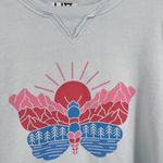 Liv Outdoor Life Integrity Earth Women's Graphic Sweater Light Blue‎ Size Medium Blue Photo 6