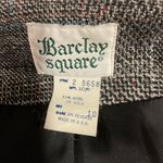 Barclay Square Women's Sz 10 Plaid Flecked Wool Silk Blazer Jacket Career Office Gray Photo 13