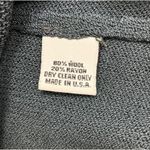 CZERNY Wool Blend Cardigan Women M Gray Elegant Feminine Classic Retro Made USA Size M Photo 6