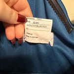 After Six OFF-THE-SHOULDER FLOUNCE SLEEVE VELVET MAXI DRESS IN DUTCH BLUE NEW Photo 5