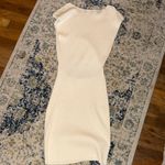 Wilfred Aritzia cutout medium ribbed White Mini Dress Photo 9