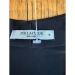 M.M. LaFleur Shirt Womens Medium Black Surplice 3/4 Sleeve Blouse HOCR Photo 1