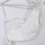 Ashley Park X RTR White One Shoulder Tie Bow Top Sz XL Photo 8
