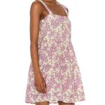 Heartloom  Nicka Purple and Pale Yellow Floral Mini Dress Size Small NWT Photo 3