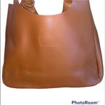 Neiman Marcus 🎓  Cognac Faux Leather Shoulder Hobo Bag Photo 2