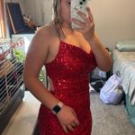 B Darlin Red Mini Dress Photo 2