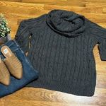 Daisy Fuentes  Cowl Neck Gray Knit Chunky Pullover Sweater Plus Size 2X Photo 1
