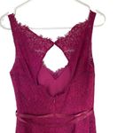 Belsoie formal dresses Size 12 lace sleeveless keyhole back vneck belted back Photo 3