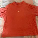 Nike  Orange And White T-Shirt Photo 0
