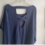 Nanette Lepore  Play Femme Lightweight Sweatshirt with Fun Details XL Navy Blue Photo 3