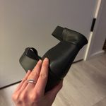 COS Black Leather Wedges EU 40 / US 9 | Minimalist Scandi Quiet Luxury Whimsy Photo 5